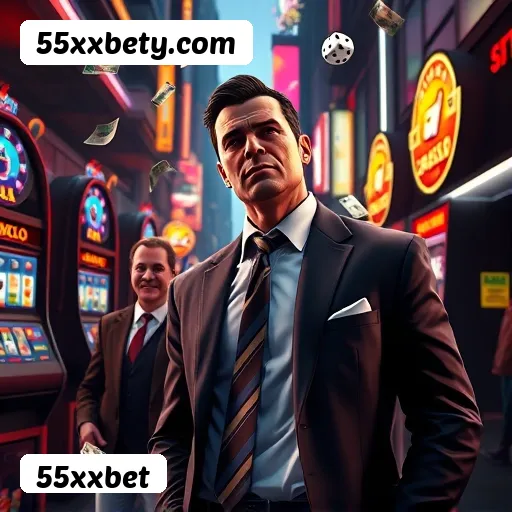 Interface Premium do App 55xxbet.com - Design Moderno e Intuitivo para Apostas Mobile